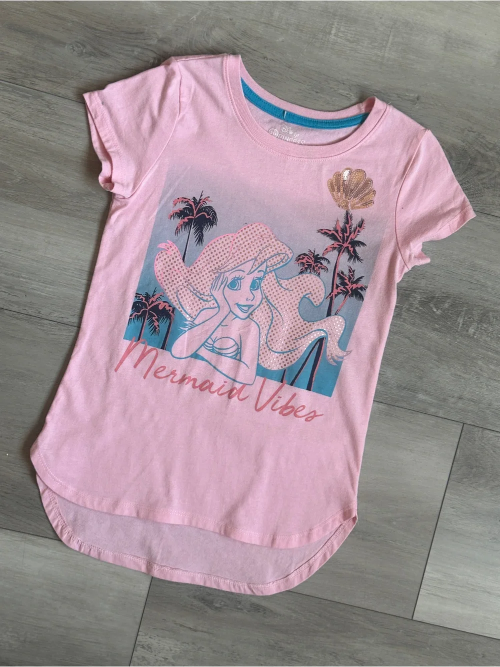 Disney Princess Girls Clothing Bundle Size 7/8 Ariel Cinderella Frozen 8 Pc